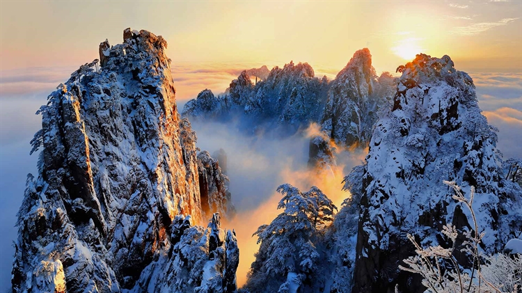 安徽省 ，【今日大雪】黄山风景区